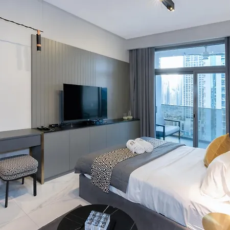 Lux Studio In Downtown, 5 Mins To Burj Khalifa & Dubai Mall - Mag318 Exterior photo