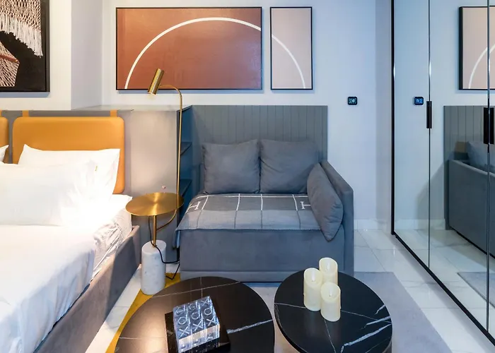 Lux Studio In Downtown, 5 Mins To Burj Khalifa & Dubai Mall - Mag318