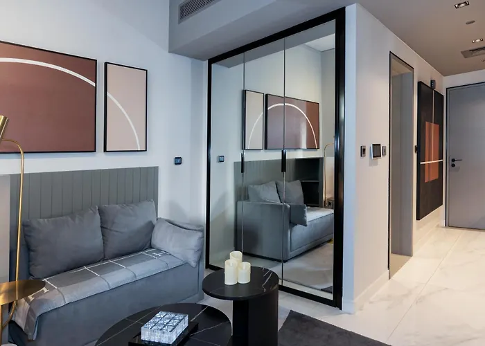 Lux Studio In Downtown, 5 Mins To Burj Khalifa & Dubai Mall - Mag318